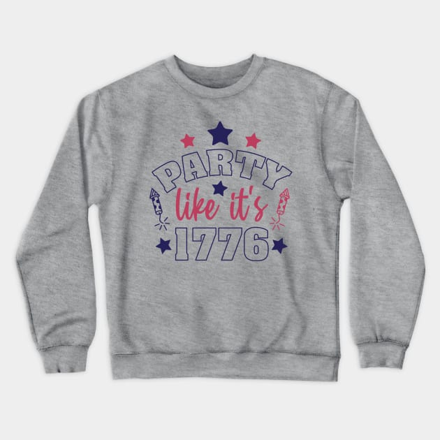 Party like its 1776 Crewneck Sweatshirt by Red Bayou